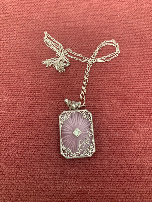1920s Art Deco Pendant Necklace