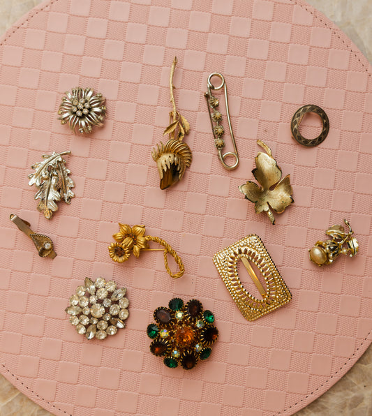 Vintage Brooch Collection - Our Brooklyn Brownstone