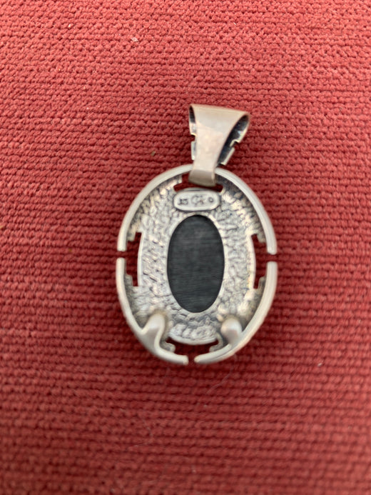 Carolyn Pollack Sterling Silver Multigemstone Mosaic Pendant