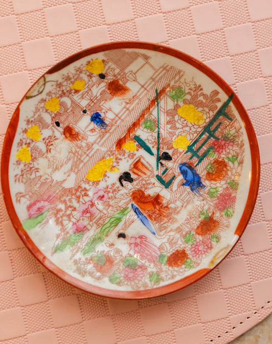 Vintage Chinese Decorative Plate - Our Brooklyn Brownstone