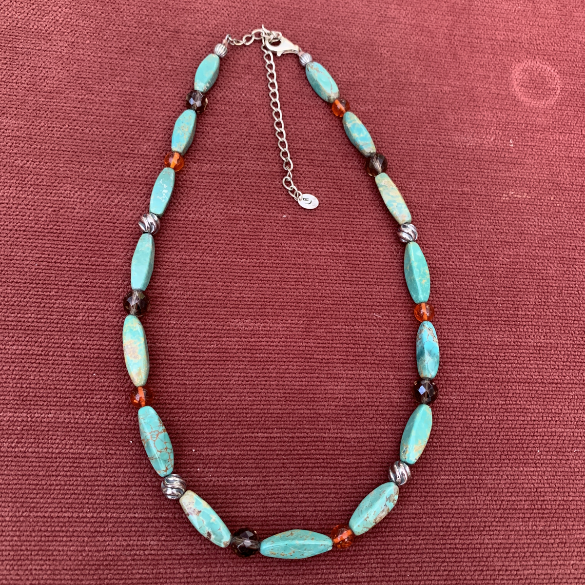 Handmade Turquoiseand Beaded Necklace