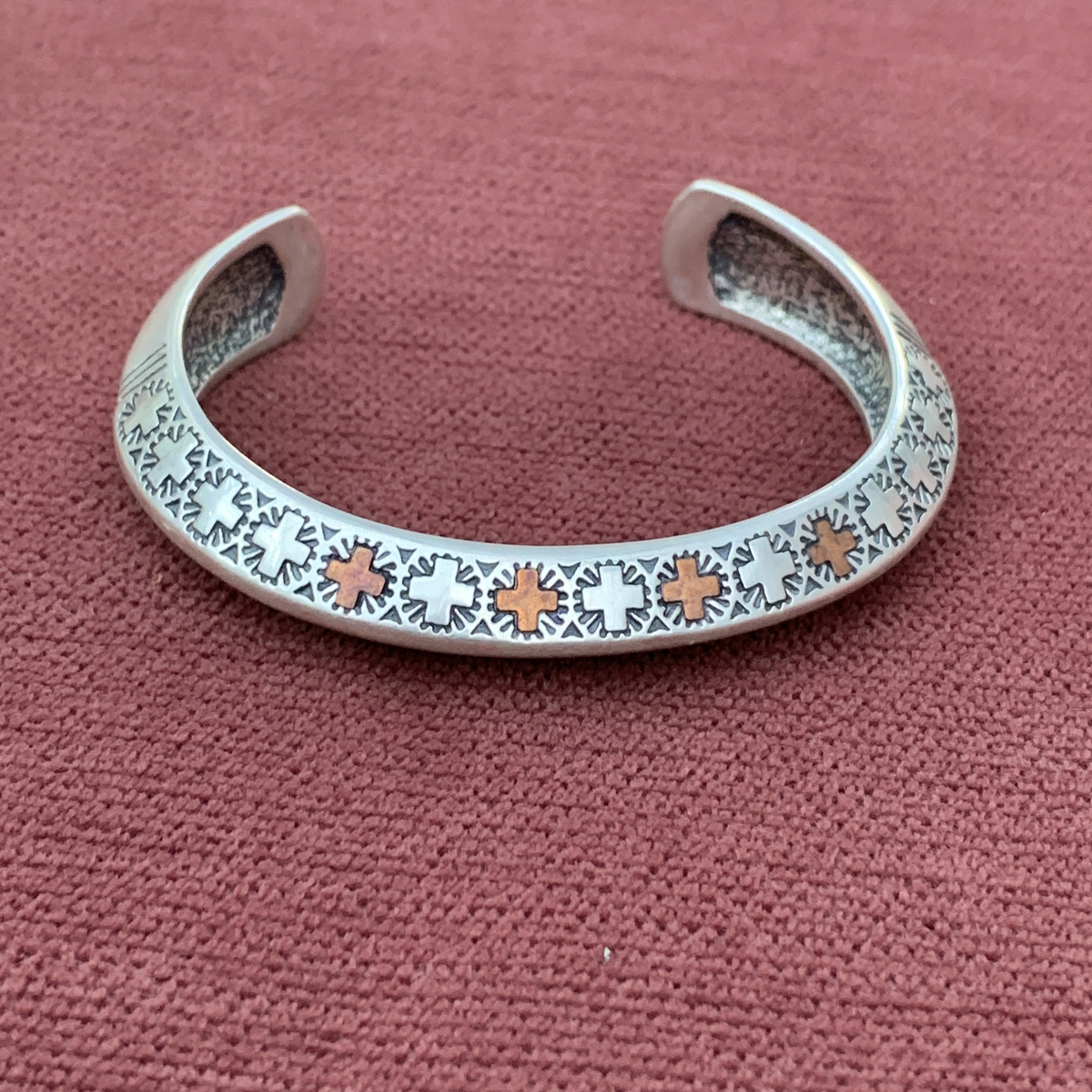 Kenneth Johnson Sterling Silver Cuff Bracelet