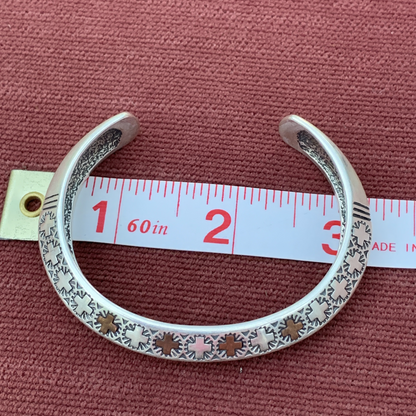 Kenneth Johnson Sterling Silver Cuff Bracelet
