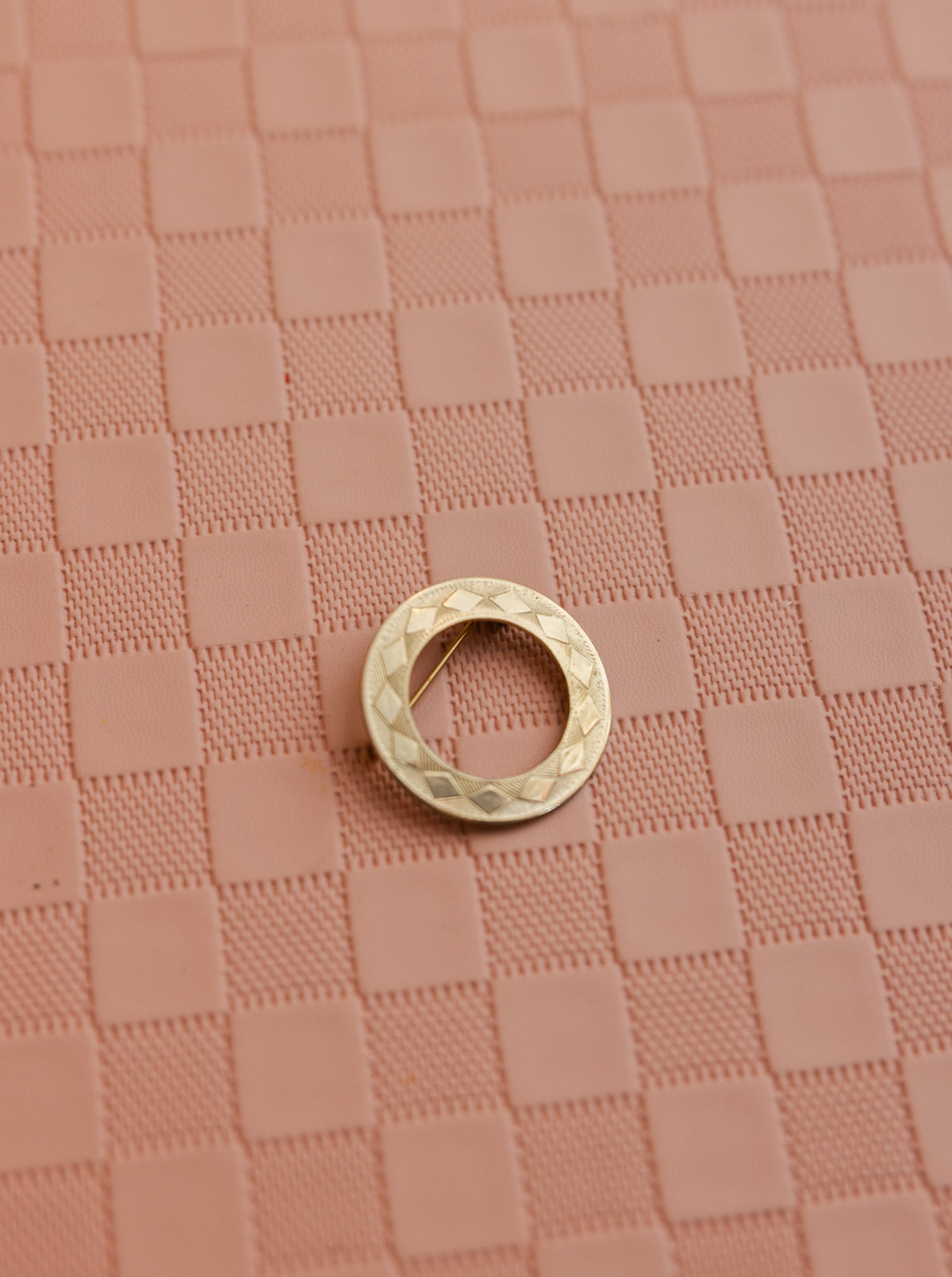 Vintage Silver Circle Brooch - Our Brooklyn Brownstone