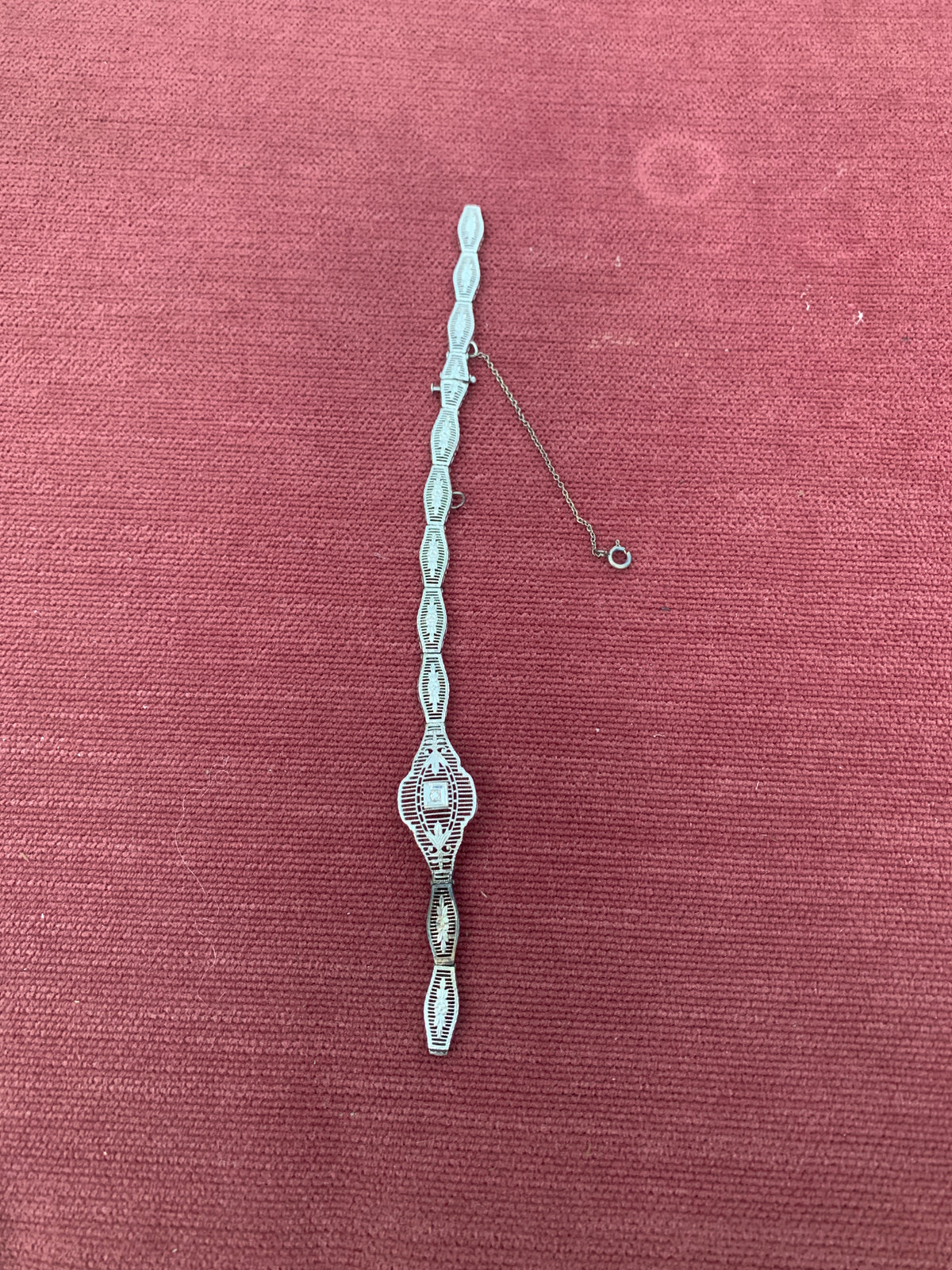 Vintage Art Deco Filigree Bracelet