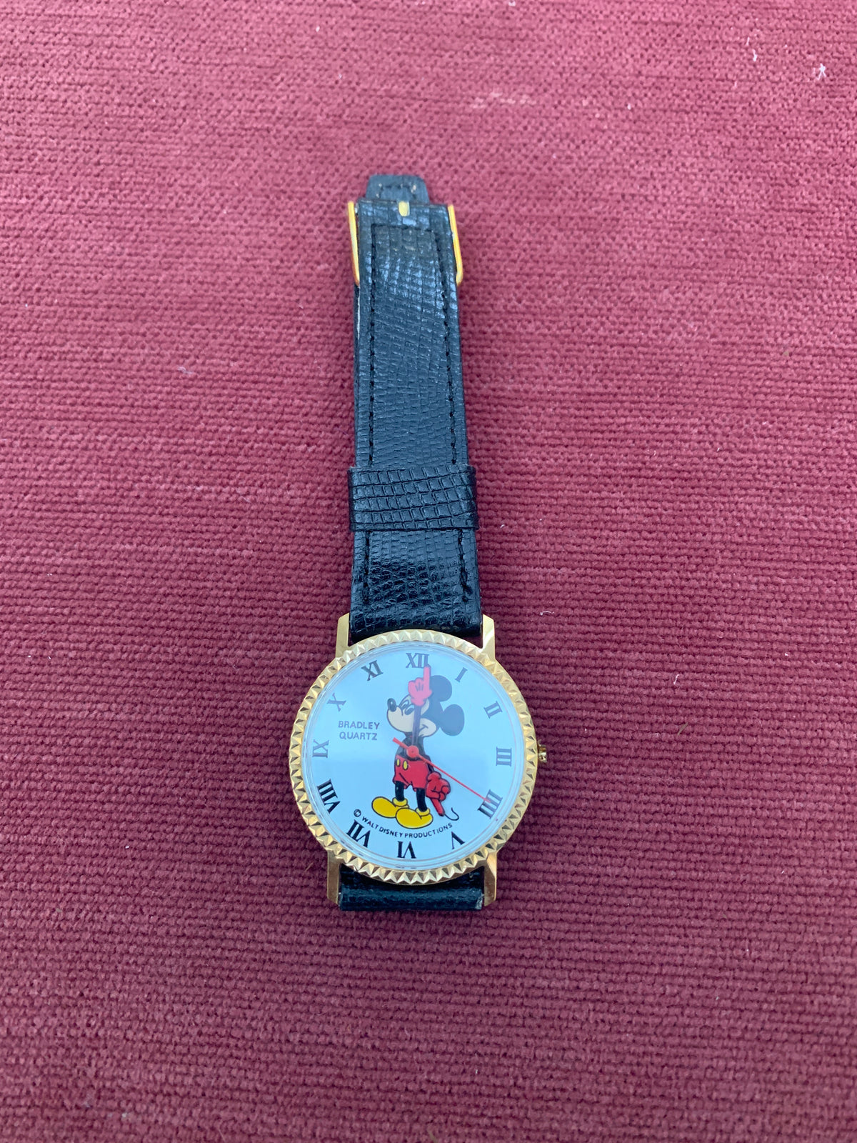 Vintage Bradley Quartz Mickey Mouse Watch